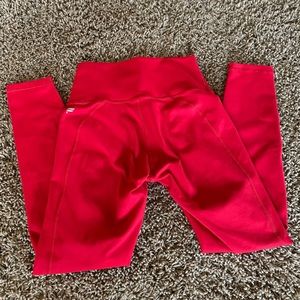 Red XXS Fabletics leggings